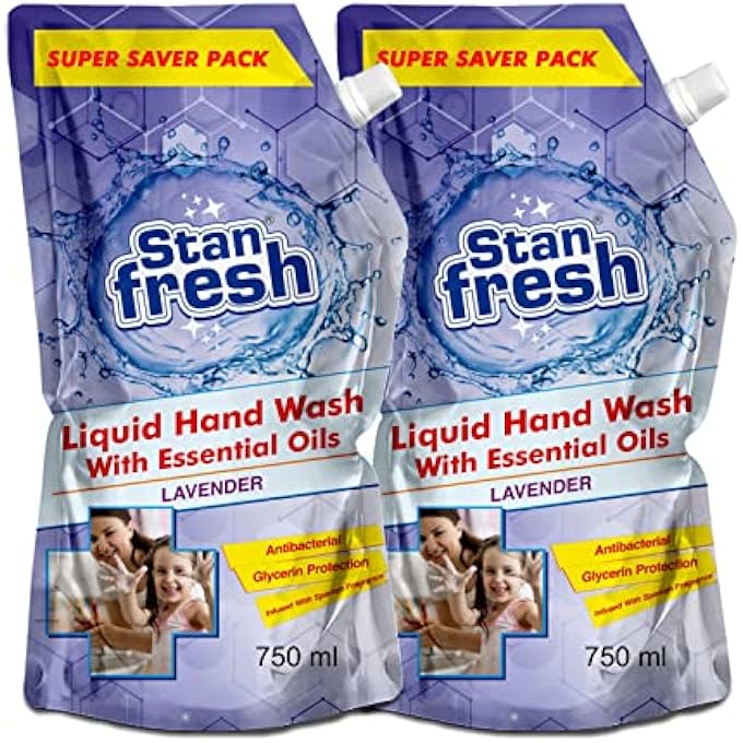Stanfresh LIQUID HAND WASH LAVENDER -750ML (PACK OF 2) - Image 1